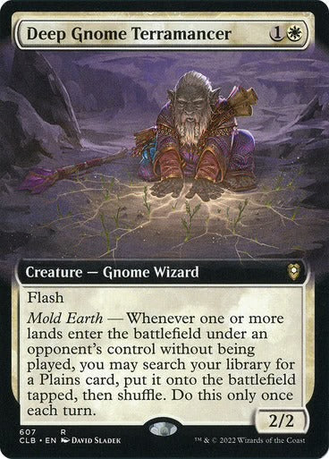 DEEP GNOME TERRAMANCER - EXTENDED ART (CLB)