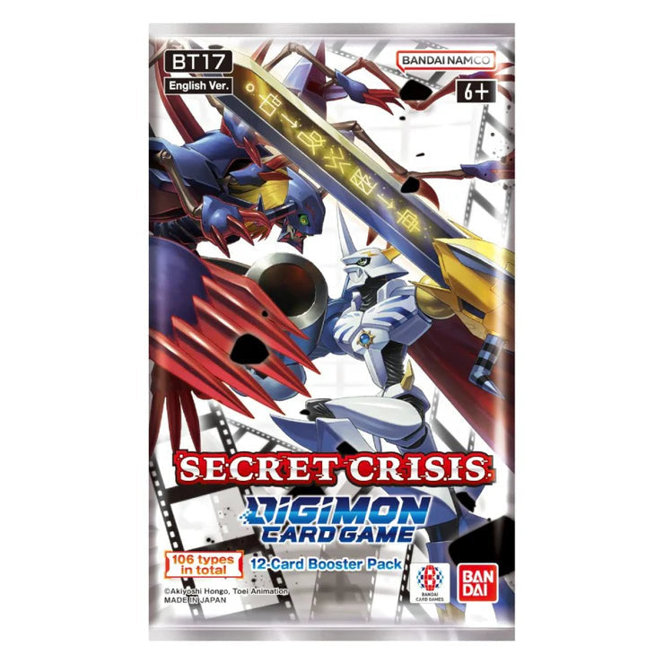 DIGIMON CARD GAME: SECRET CRISIS BOOSTER PACK (BT-17)