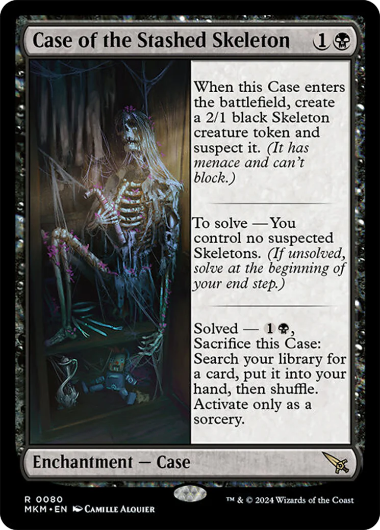 CASE OF THE STASHED SKELETON (MKM)