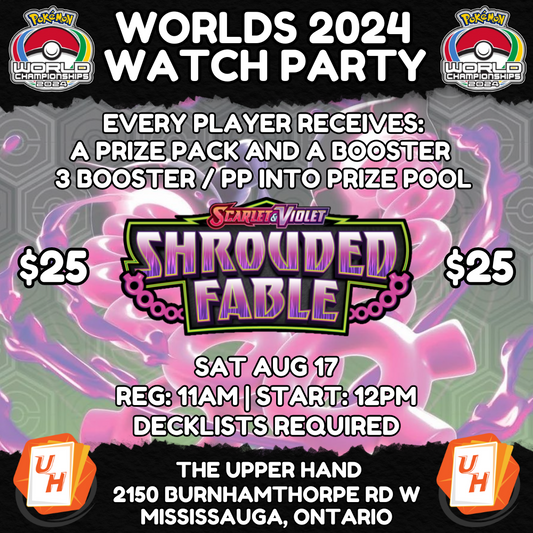 Pokemon Worlds 2024 Watch Party (August 17th 2024)