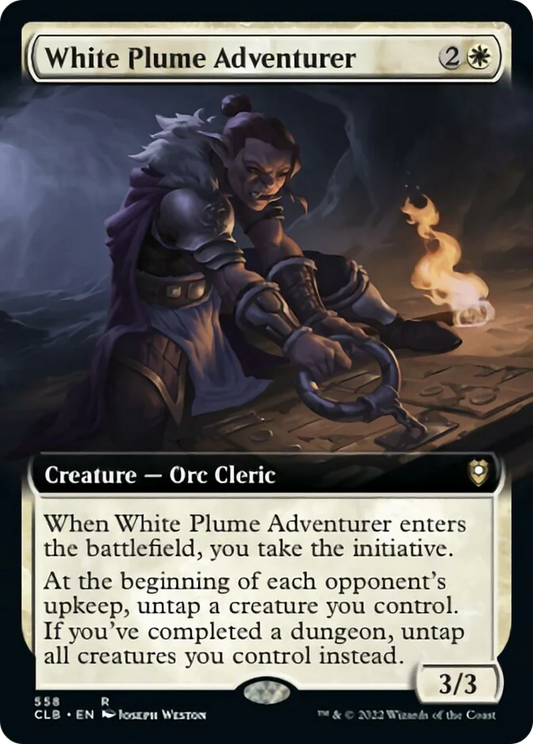 WHITE PLUME ADVENTURER - EXTENDED ART (CLB)