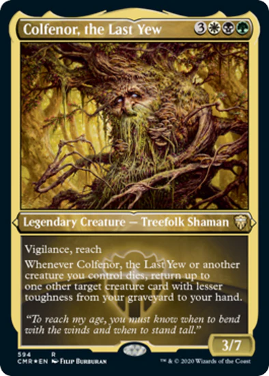 Colfenor, the Last Yew (Etched) (CMR)