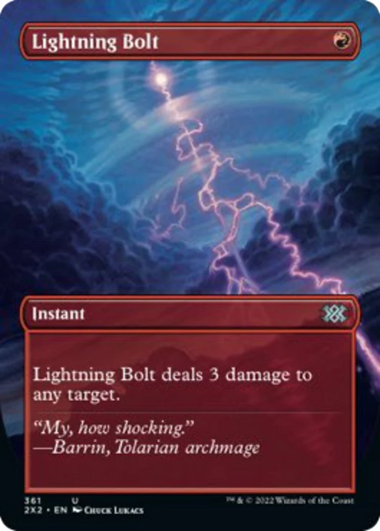 LIGHTNING BOLT - BORDERLESS (2X2)