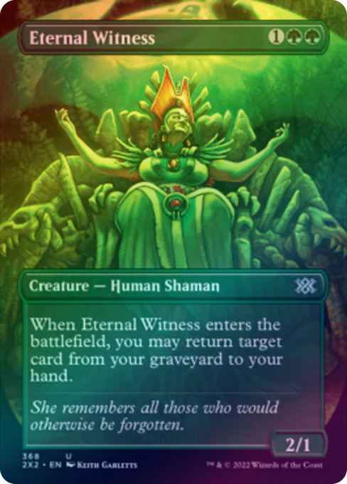 ETERNAL WITNESS - BORDERLESS - foil (2X2)