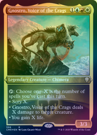 Gnostro, Voice of the Crags (Etched) (CMR)