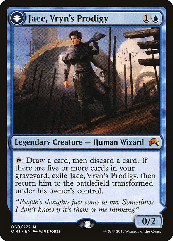 Jace, Vryn's Prodigy // Jace, Telepath Unbound (ORI)