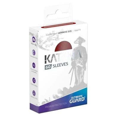 ULTIMATE GUARD: 60 CT - KATANA SLEEVES - JAPANESE SIZE